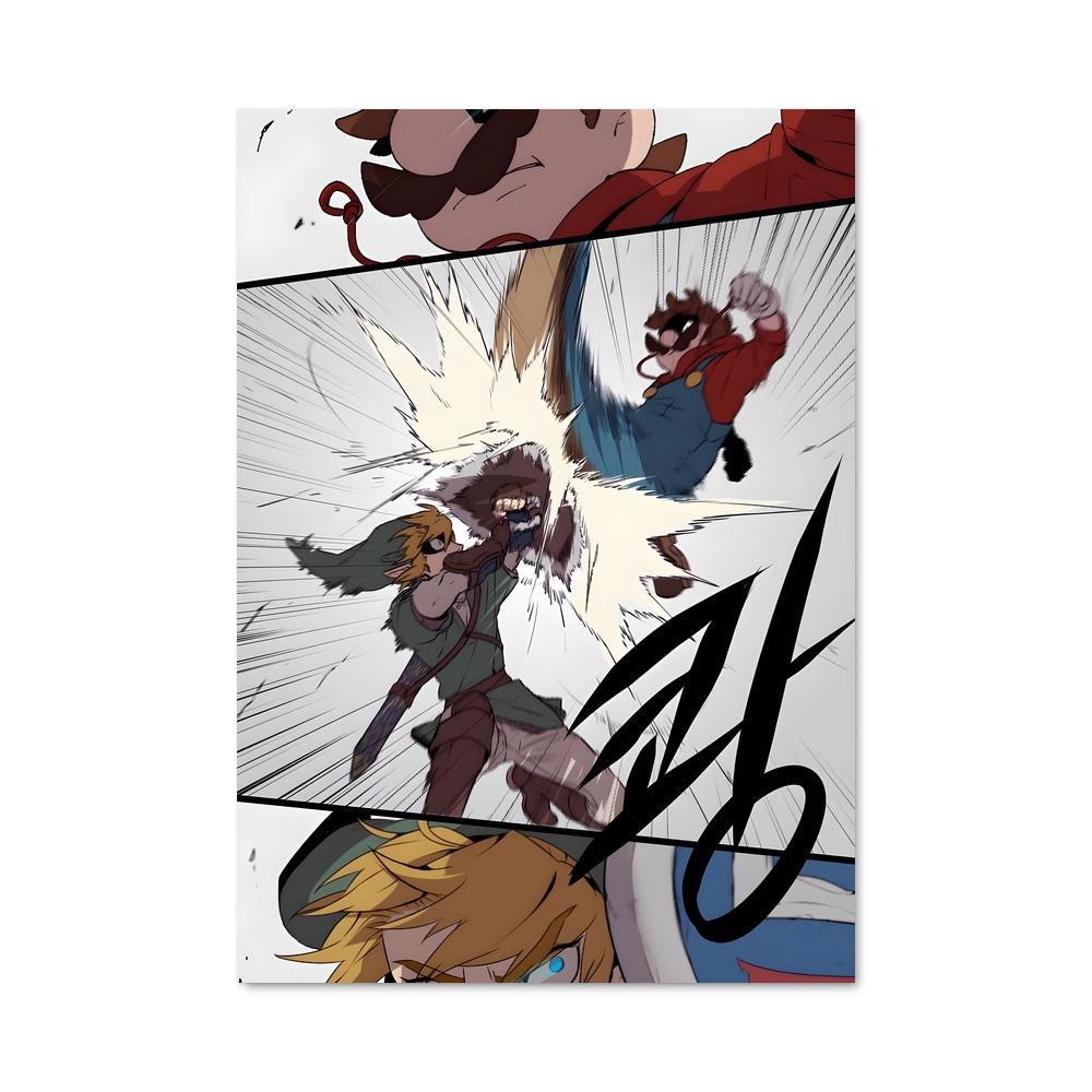 Poster Super Smash Entertainment Édition chic